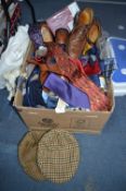 Gents Shoes, Ties, Hats, and Bedding