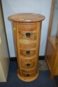 Circular Four Drawer Tower