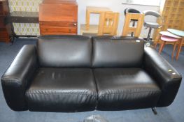 Black Two Seat Sofa