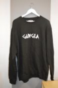 *GA Black Sweatshirt Size: L