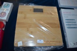 Wood Finish Digital Bathroom Scales