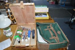 Portable Easel and Contents