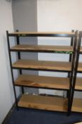 *Chrome Four Section Garment Display Rack