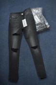*4 GA Black Jeans Size: 30
