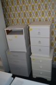 Four Bedside Cabinets