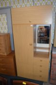 Single Wardrobe with Dressing Mirror