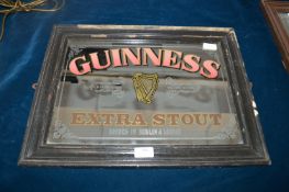 Reproduction Pub Mirror - Guinness Extra Stout