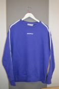*GA Blue Sweatshirt with White Trim Size: S