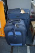 Two Blue Travel Cases