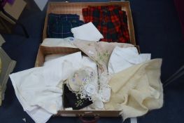 Vintage Suitcase Containing a Large Quantity of Li