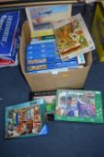 Large Box of Jigsaw Puzzles