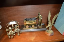 Three Brass Ornaments