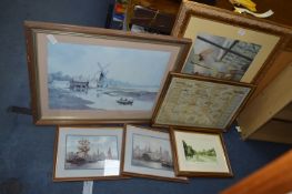 Six Framed Pictures and Prints