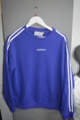 *GA Blue Sweatshirt with White Trim Size: S