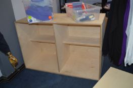 *Plywood Storage Shelf Unit 136x90cm