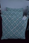 Three Turquoise Cushions
