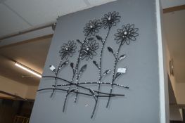 Floral Metal Wall Art
