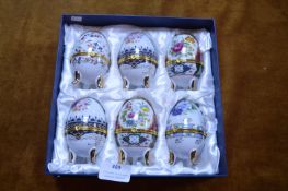 Six Decorative Eggs