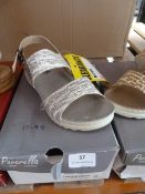 *Pavarella Ladies Shoes (silver) Size: 36