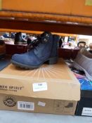 *Earth Spirit Genuine Leather Ladies Shoes (blue)