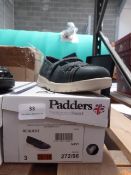 *Padders Request Ladies Shoes (navy) Size: 3