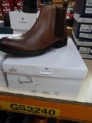 *Roselli Gents Slip On Leather Boots (black) Size: