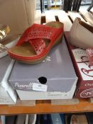 *Pavarella Ladies Shoes (red) Size: 36