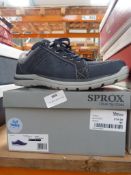 *Sprox Gents Shoes (navy & grey) Size: 45