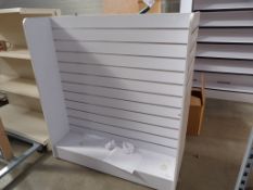 *Mobile Slat Wall Gondola Display Unit