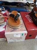 *Pavarella Ladies Shoes (black & tan) Size: 36