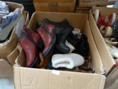 *Box Containing Assorted Ladies Footwear