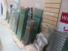 *Large Quantity of Assorted Plate Glass Shelving,