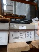 *Jana Ladies Slip On Shoes (black) Size: 3.5