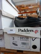 *Padders Ladies Shoes (black) Size: 3