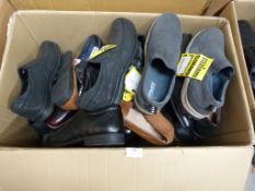 *Box Containing Assorted Footwear