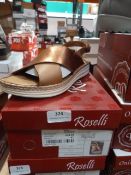 *Roselli Ladies Shoes (gold) Size: 41