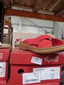 *Roselli Ladies Shoes (red) Size: 3