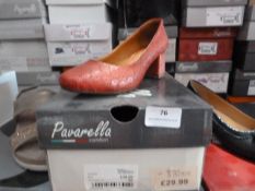 *Pavarella Ladies Shoes (coral) Size: 36