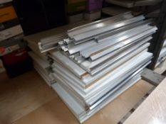 *Quantity of Slat Wall Shelving with Aluminium Bra