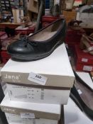 *Jana Ladies Shoes (black) Size: 3.5