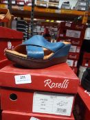 *Roselli Ladies Slip On Shoes (blue) Size: 7