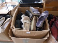 *Box Containing Assorted Ladies Footwear