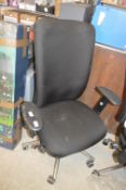 * Black Office Swivel Chair