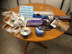 * Shrink Wrap, Rewritable CDs, Stationery, etc.