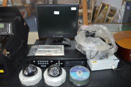 Xen MPEG4 DVR Home Security System, Monitor, Two C