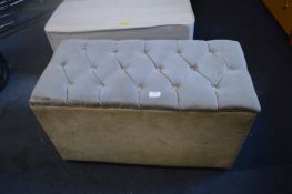 Ottoman and Contents of Shoes, Clothing, etc.