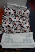 Four Cushion Covers and Four Cushions