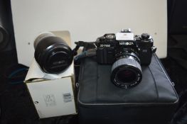 Minolta X-700 35mm Camera plus Case, Accessories a