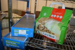 * 2 Cat Scratching Boards and a 2kg Bag of Cat Litter