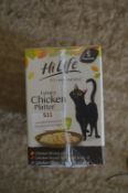 * 4x 5pks of High Life Chicken Platter Cat Food